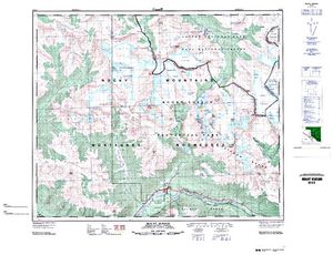 NTS 50k map for Fraser River, British Columbia