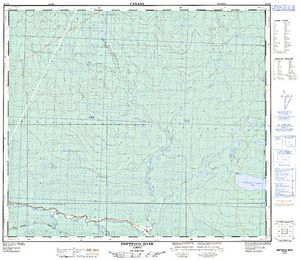 NTS 50k map for Lesser Slave River, Alberta