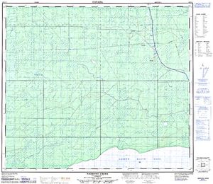 NTS 50k map for LESSER SLAVE LAKE, Alberta