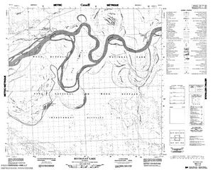 NTS 50k map for Peace River, British Columbia