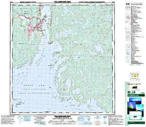 NTS 50k map for Kam Lake, Northwest Territories