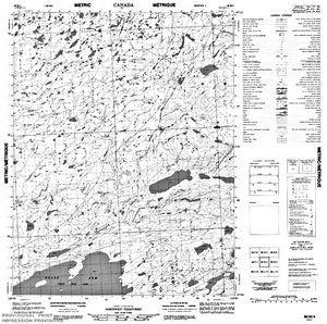 NTS 50k map for Great Bear Lake, Northwest Territories
