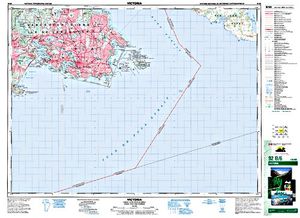 NTS 50k map for COLWOOD LAKE, British Columbia