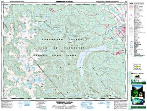 NTS 50k map for COMOX LAKE, British Columbia