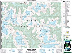 NTS 50k map for CHEAKAMUS LAKE, British Columbia