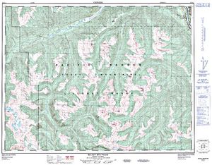 NTS 50k map for NAHATLATCH LAKE, British Columbia