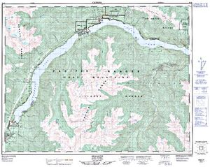 NTS 50k map for ANDERSON LAKE, British Columbia