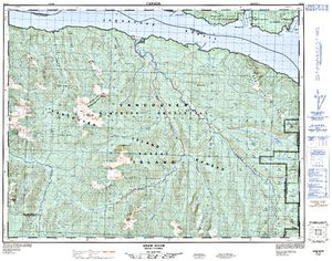 NTS 50k map for ROONEY LAKE, British Columbia