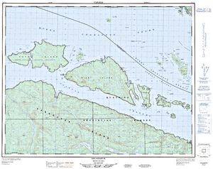 NTS 50k map for GEORGIE LAKE, British Columbia
