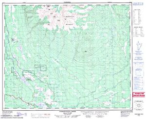 NTS 50k map for ABUNTLET LAKE, British Columbia