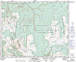 NTS 50k map for Salloomt River, British Columbia