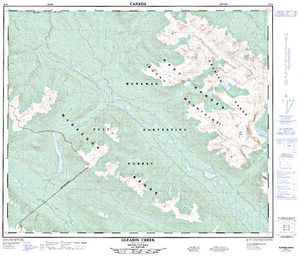 NTS 50k map for PASS LAKE, British Columbia