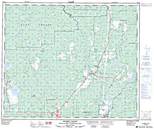 NTS 50k map for CHIEF LAKE, British Columbia