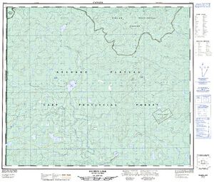 NTS 50k map for Salmon River, British Columbia