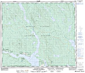 NTS 50k map for Takla Lake, British Columbia