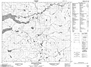 NTS 50k map for Nation River, British Columbia