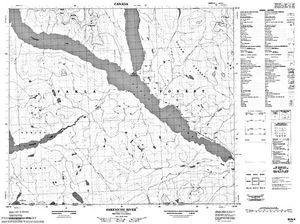 NTS 50k map for Takla Lake, British Columbia