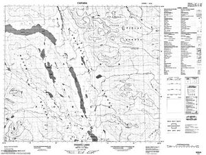 NTS 50k map for Nation River, British Columbia