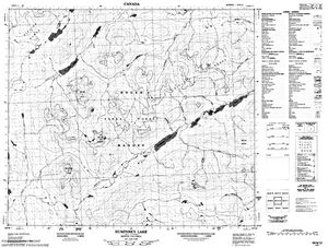 NTS 50k map for Nation River, British Columbia