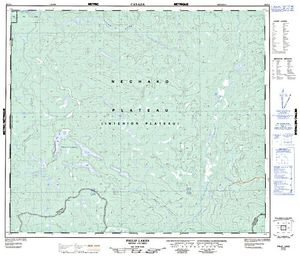 NTS 50k map for Nation River, British Columbia