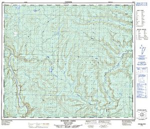 NTS 50k map for Murray River, British Columbia