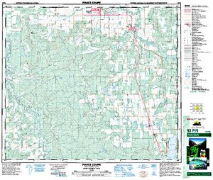 NTS 50k map for SWAN LAKE, British Columbia