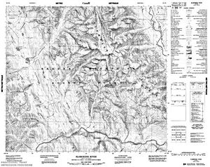 NTS 50k map for Skeena River, British Columbia