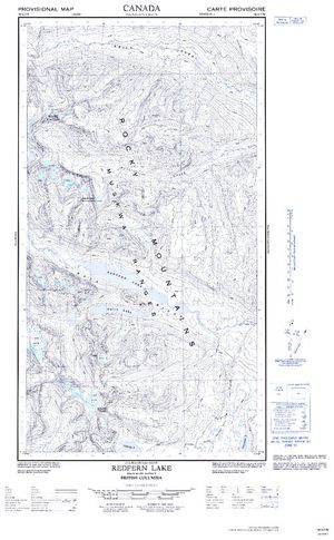 NTS 50k map for FAIRY LAKE, British Columbia