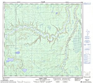 NTS 50k map for Tommy Lakes, British Columbia