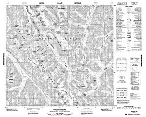 NTS 50k map for Tetsa River, British Columbia