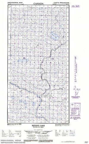 NTS 50k map for Petitot River, British Columbia