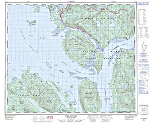 NTS 50k map for Skeena River, British Columbia