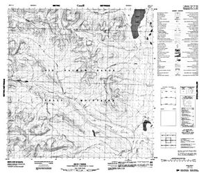 NTS 50k map for Quiet Lake, Yukon