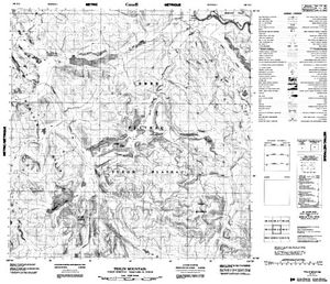 NTS 50k map for Long Lake, Yukon