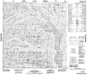 NTS 50k map for Quiet Lake, Yukon
