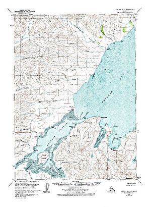 Topographic map for Alaska Packers Association Chignik Dam, Alaska