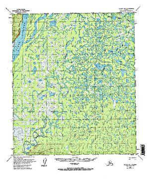 Topographic map for Yukon River, Yukon
