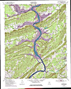 Neely Henry Lake Map H Neely Henry Lake | Angler's Atlas