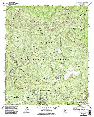Topographic map for East Verde River, Arizona