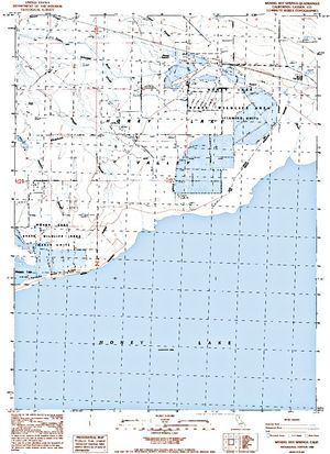 Topographic map for Susan River, California