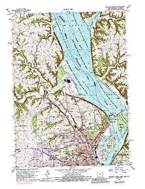 Topographic map for Heritage Pond, Iowa