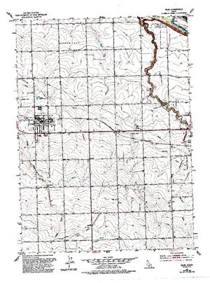 Topographic map for Snake River, Idaho