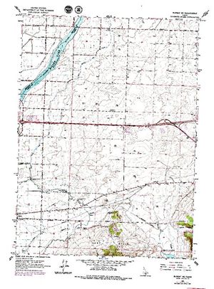 Topographic map for Snake River, Idaho