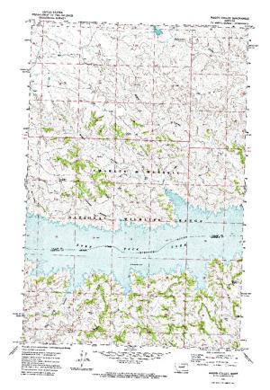 Fort Peck Lake East, MT - BLM Minerals Mgmt. Map By Digital Data Services Inc Map