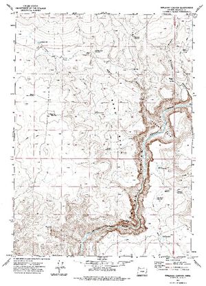 Topographic map for Jackson Creek Reservoir, Oregon