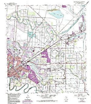 Topographic map for Resaca de la Palma, Texas