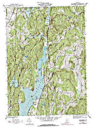 Lake Bomoseen Depth Chart