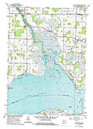 Map Of Lake Poygan