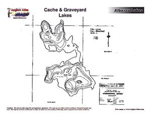 Contour map for GRAVEYARD LAKE, Alberta