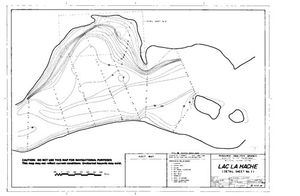 Contour map for LAC LA HACHE, British Columbia